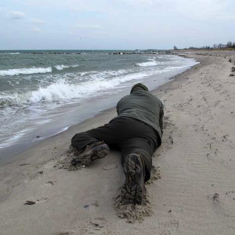 Photograph auf Ostseestrand