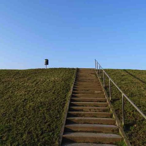 Treppe am Elbdeich